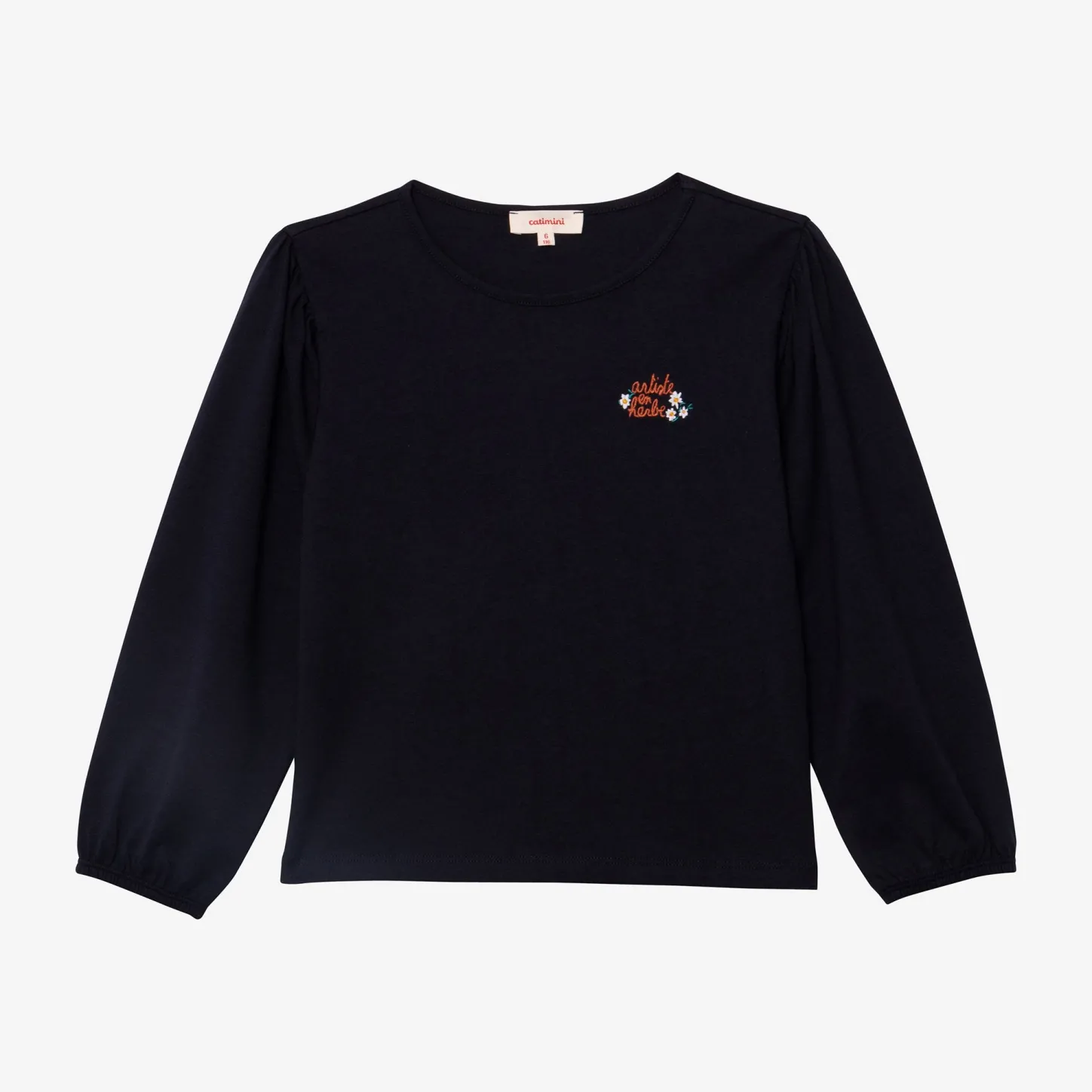 Hot Girl Navy Long Sleeve T-Shirt Child T-Shirts & Tops
