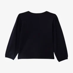 Hot Girl Navy Long Sleeve T-Shirt Child T-Shirts & Tops