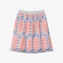 Fashion Girl Pleated Plumetis Dahlias Skirt Child Dresses & Skirts