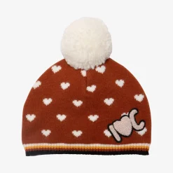 Outlet Girl Pompom Knit Hat Child Accessories