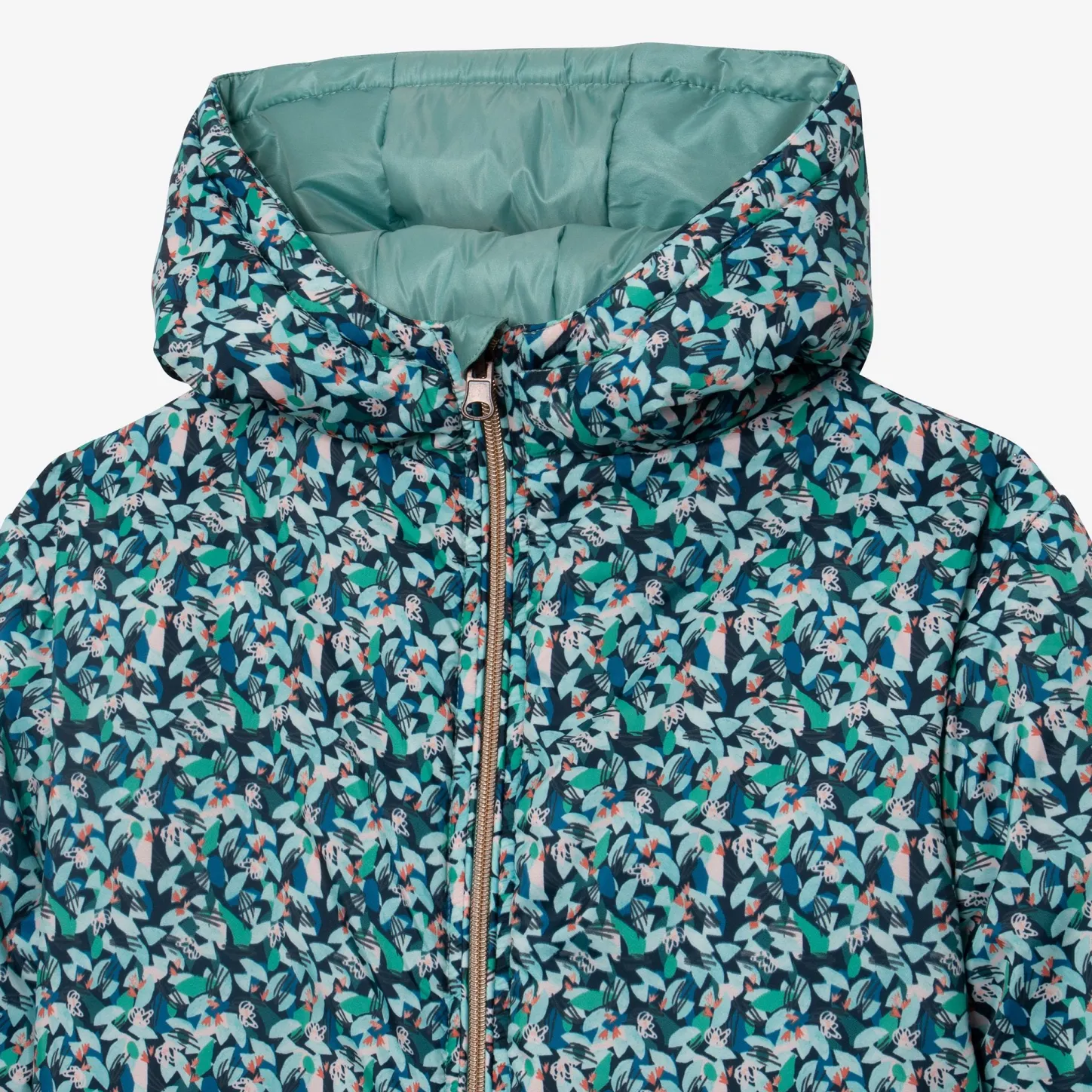 Sale Girl Reversible Puffer Coat Child Outerwear