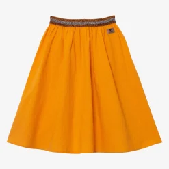 Online Girl Saffron Midi Skirt Child Dresses & Skirts