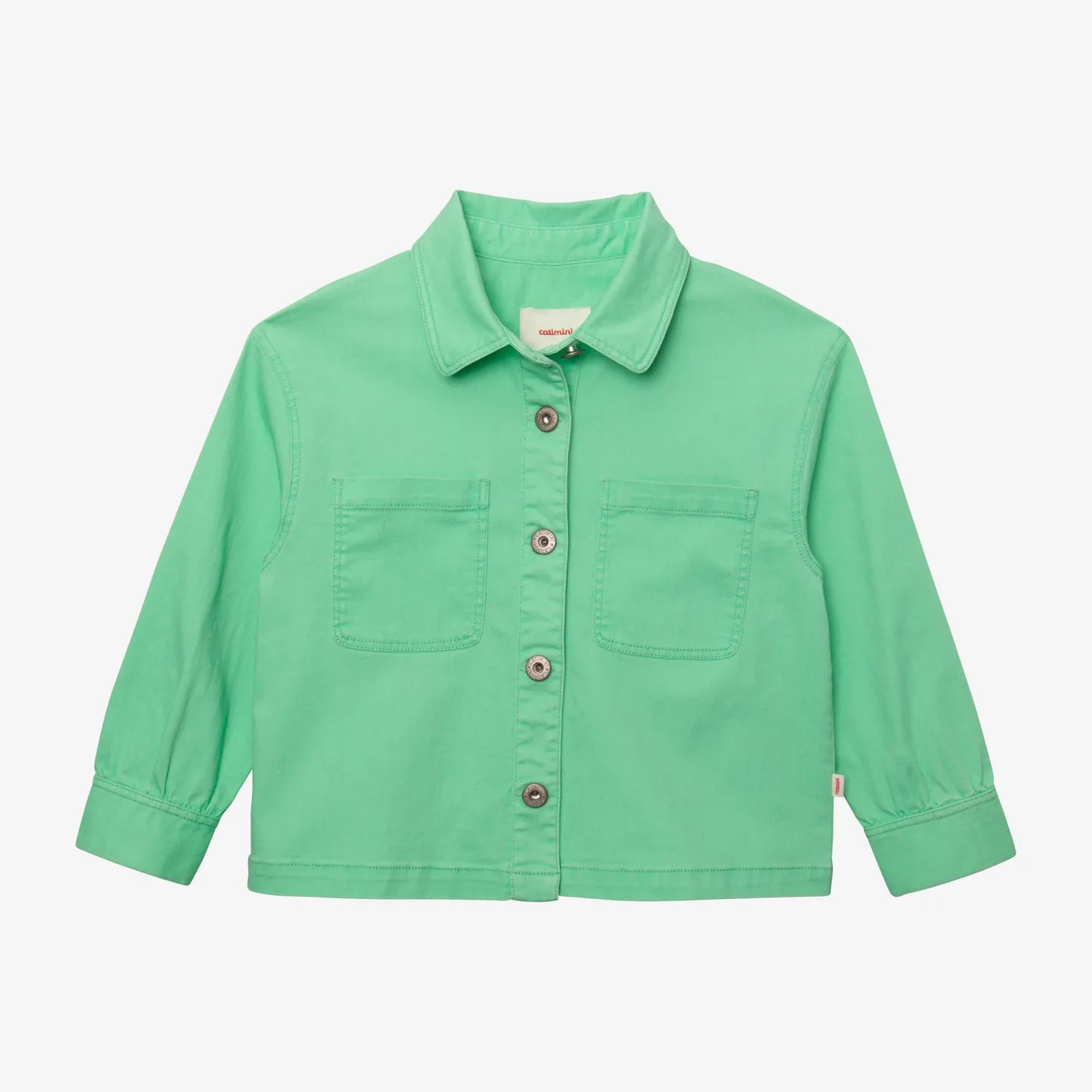 Fashion Girls' Apple Green Jacket Child Cardigans & Sweaters