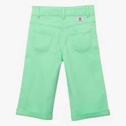 Discount Girls' Apple Green Jeans Child Pants & Shorts