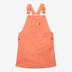 Online Girls' Apricot Denim Overall Dress Child Dresses & Skirts