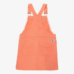 Online Girls' Apricot Denim Overall Dress Child Dresses & Skirts