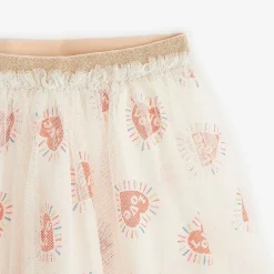 Fashion Girls' Beige Tulle Skirt Child Dresses & Skirts
