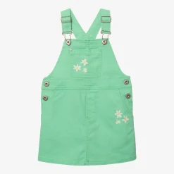 Hot Girls' Embroidered Bib Dress Child Dresses & Skirts