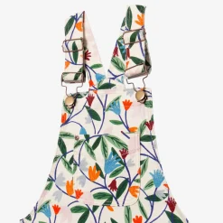 Discount Girls' Floral Print Overalls Child Pants & Shorts