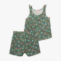 Clearance Girls' Floral Print Pajama Set Child Sleepwear & Loungewear