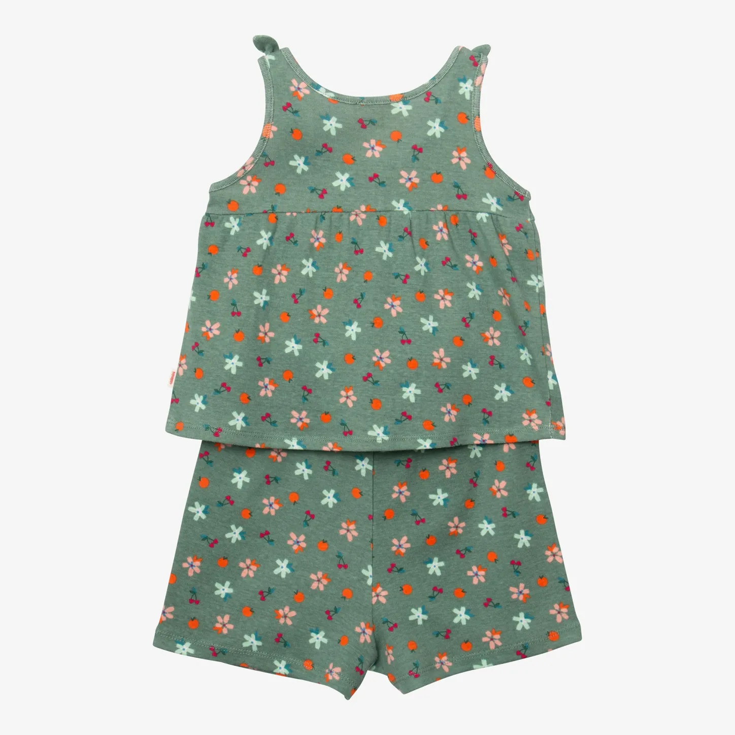 Clearance Girls' Floral Print Pajama Set Child Sleepwear & Loungewear