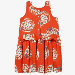Outlet Girls' Flower Print Romper Child Dresses & Skirts