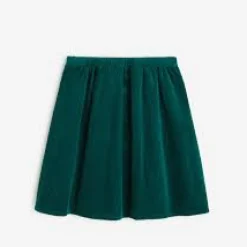 Fashion Girls' Green Corduroy Skirt Child Dresses & Skirts