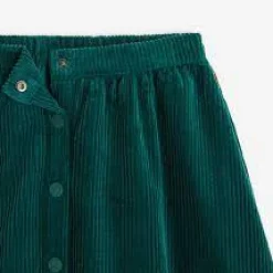 Fashion Girls' Green Corduroy Skirt Child Dresses & Skirts