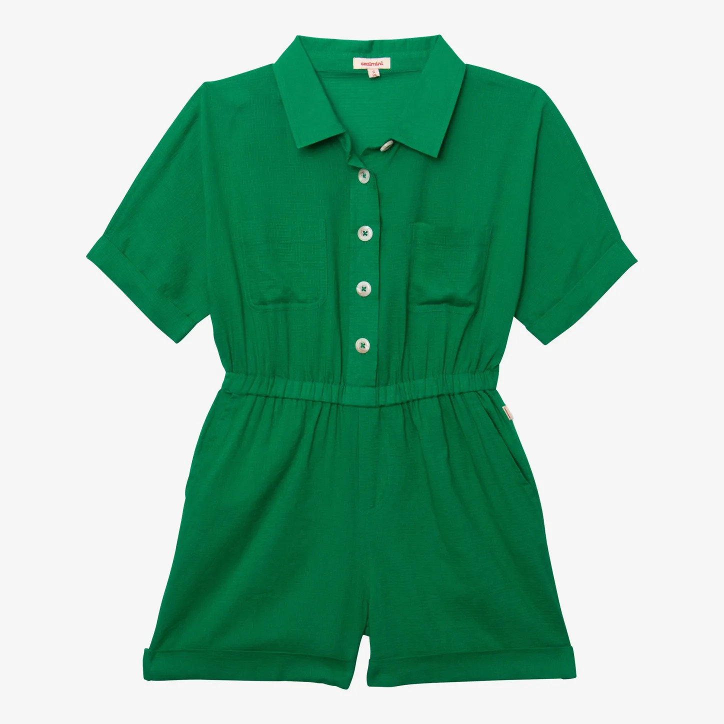Discount Girls' Green Jumpsuit Child Pants & Shorts