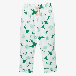Discount Girls' Green Pants Child Pants & Shorts