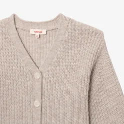 Best Girls' Heather Grey Cardigan Child Cardigans & Sweaters
