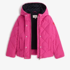 Discount Girls' Hot Pink Parka Child Outerwear