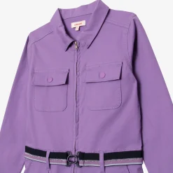 Online Girls' Long Purple Jumpsuit Child Pants & Shorts