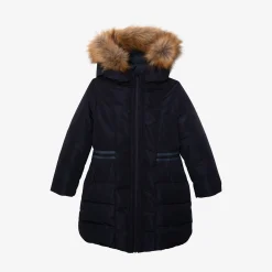Discount Girls' Navy Blue Coat Child Outerwear