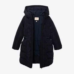 Discount Girls' Navy Blue Coat Child Outerwear