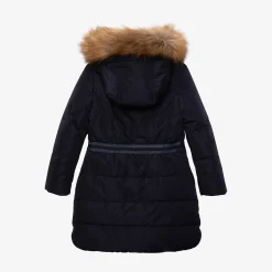Discount Girls' Navy Blue Coat Child Outerwear