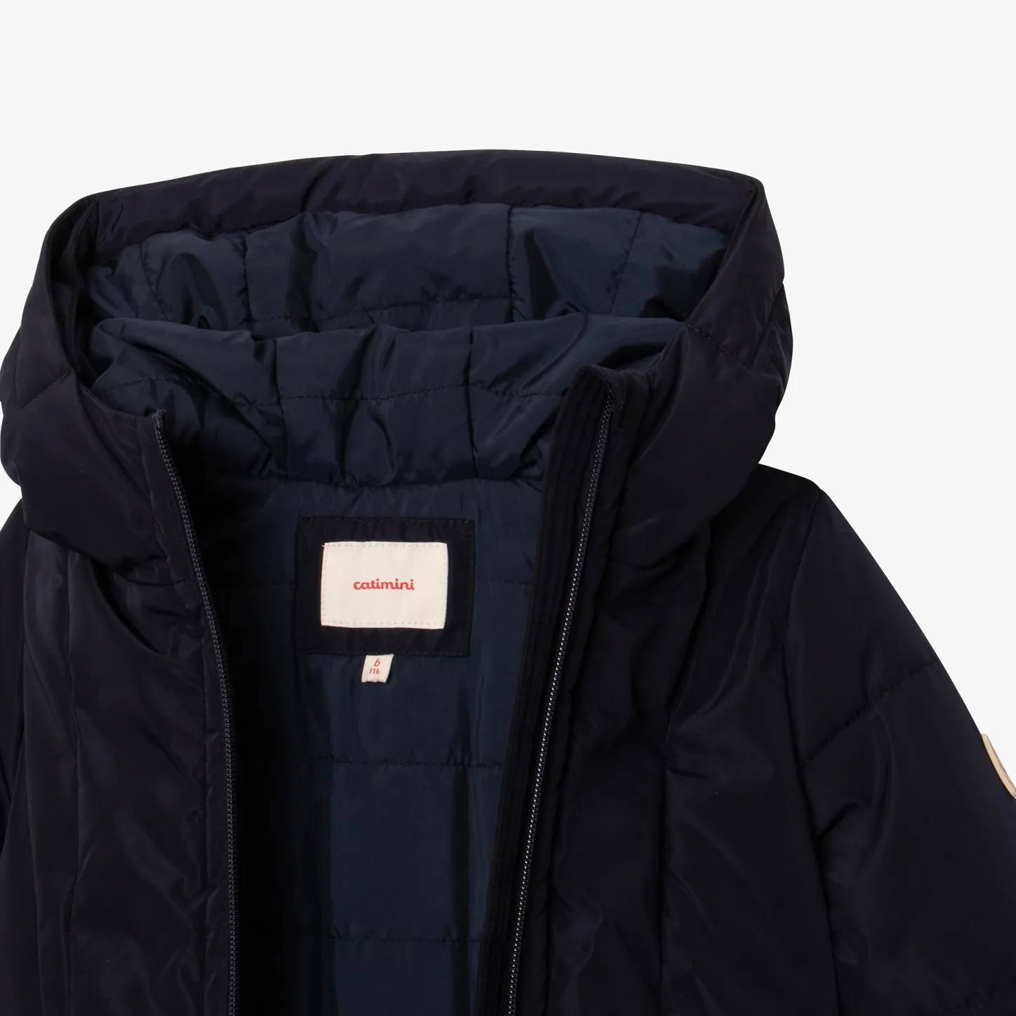 Discount Girls' Navy Blue Coat Child Outerwear