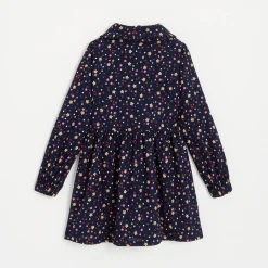 Hot Girls' Navy Blue Long Sleeve Dress Child Dresses & Skirts