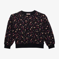 Discount Girls' Navy Blue Sweatshirt Child Cardigans & Sweaters