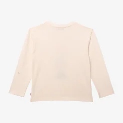 Fashion Girls' Off White Long Sleeve T-Shirt Child T-Shirts & Tops