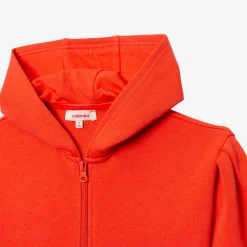 Best Girls' Orange Butterfly Cardigan Child Cardigans & Sweaters