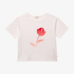 New Girl's Peony Design T-Shirt Child T-Shirts & Tops