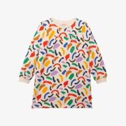 Discount Girls' Printed Long Sleeve Dress Child Dresses & Skirts