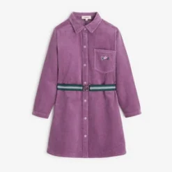 Clearance Girls' Purple Long Sleeve Dress Child Dresses & Skirts