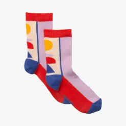 New Girls' Purple Socks Child Accessories