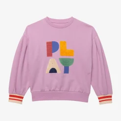Sale Girls' Purple Sweatshirt Child Cardigans & Sweaters