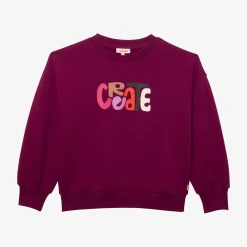 Sale Girls' Purple Sweatshirt Child Cardigans & Sweaters