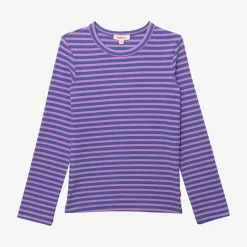 Outlet Girls' Purple T-Shirt Child T-Shirts & Tops
