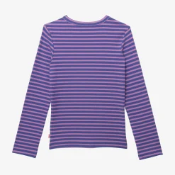Outlet Girls' Purple T-Shirt Child T-Shirts & Tops