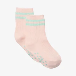 Discount Girls' Striped Pink Socks Child Accessories