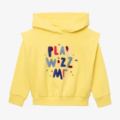 New Girl's Sweatshirt With Boucle Slogan Child Cardigans & Sweaters