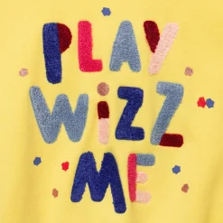 New Girl's Sweatshirt With Boucle Slogan Child Cardigans & Sweaters