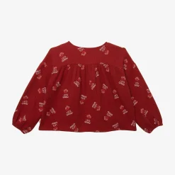 Outlet Girls' Terracotta Blouse Child T-Shirts & Tops