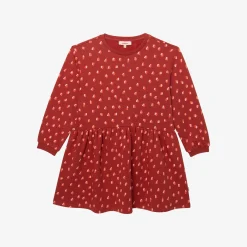 Hot Girls' Terracotta Long Sleeve Sweatshirt Dress Child Dresses & Skirts