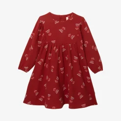 Discount Girls' Terracotta Long Sleeve Dress Child Dresses & Skirts