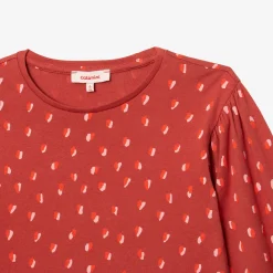 Outlet Girls' Terracotta T-Shirt Child T-Shirts & Tops