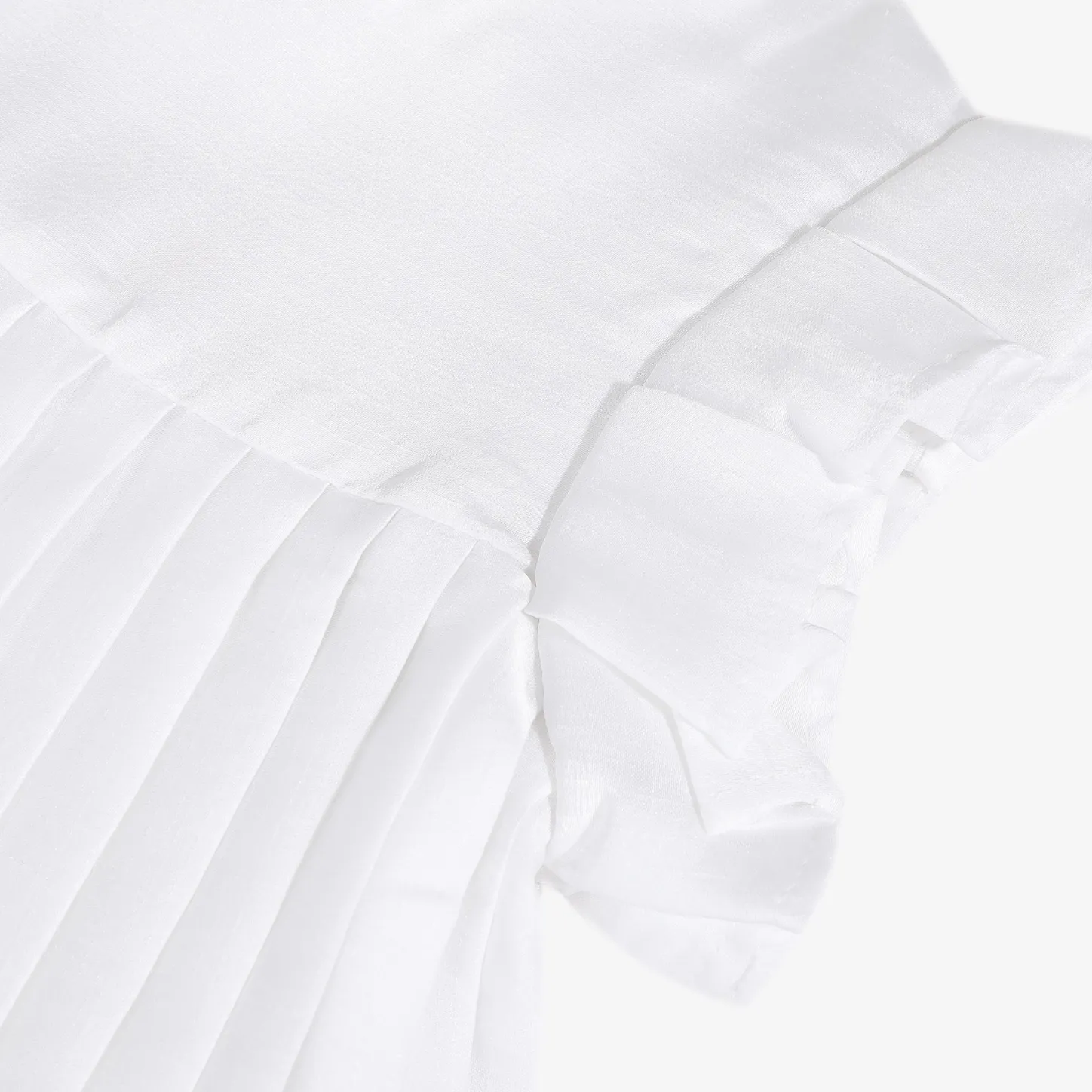 Sale Girls' White Pleated Dress Child Dresses & Skirts