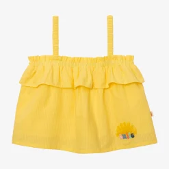 Sale Girls' Yellow Tank Top Child T-Shirts & Tops