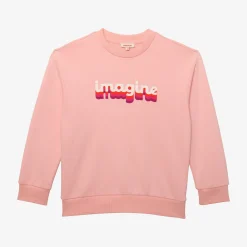 Clearance Kid Girls' Blush Sweatshirt Child Cardigans & Sweaters