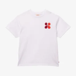 Outlet Kid White Butterfly T-Shirt Child T-Shirts